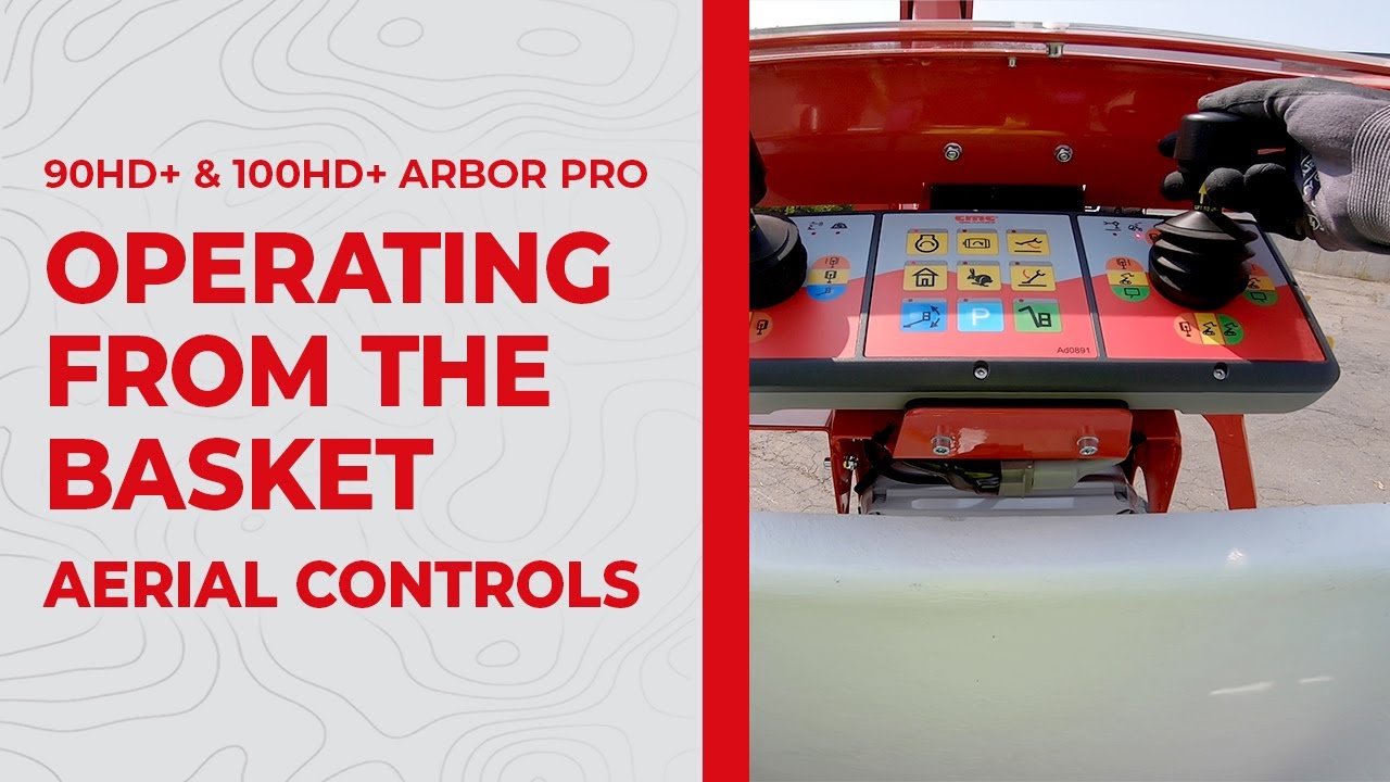 CMC 90HD+ & 100HD+: Operating from the Basket - Aerial Controls