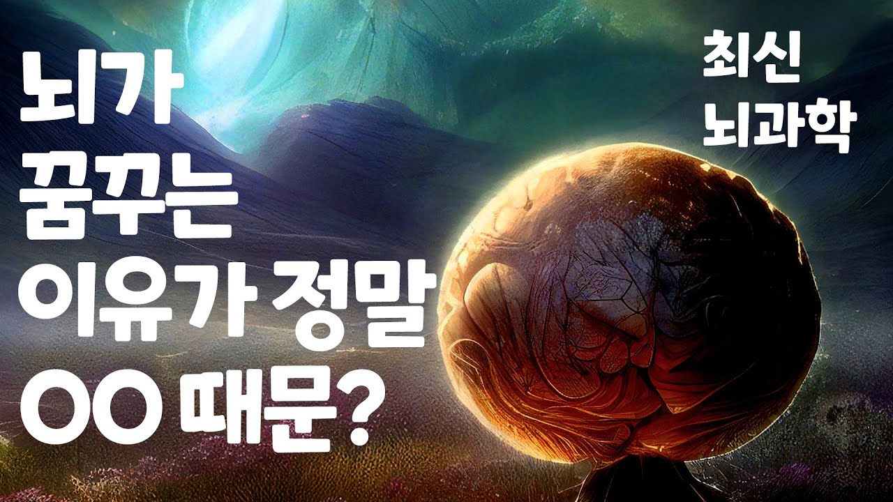 뇌가 이것 때문에 꿈을 만들었다 I 뇌과학이 밝힌 꿈