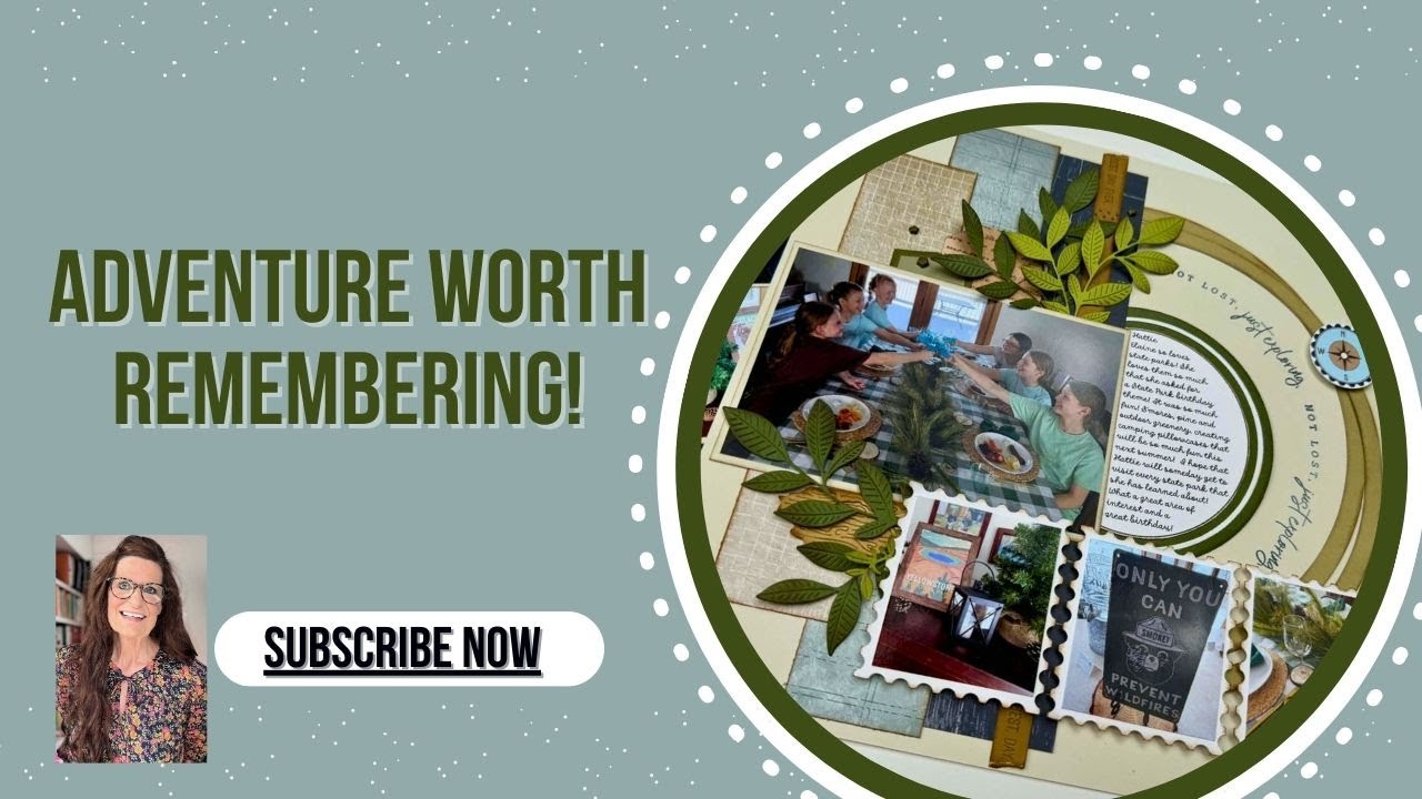 Scrapbook Layout Process | Nature Walk Collection | National Park & Adventure Memories