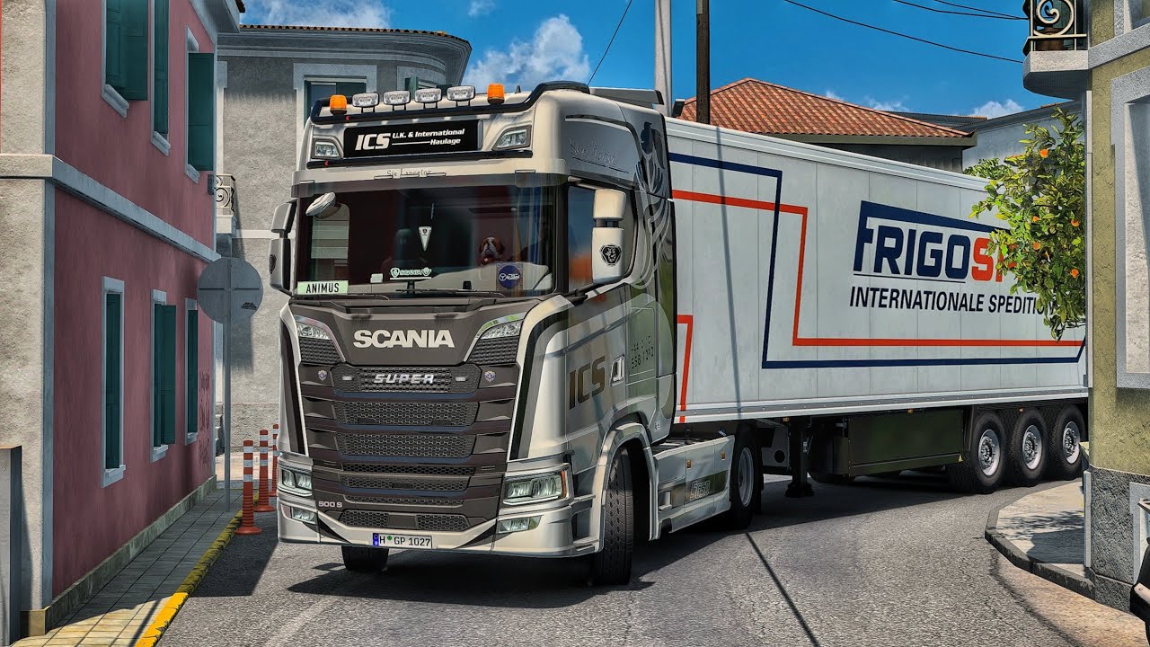Cross Border Delivery to Bulgaria Through Narrow Roads | #ets2 1.53