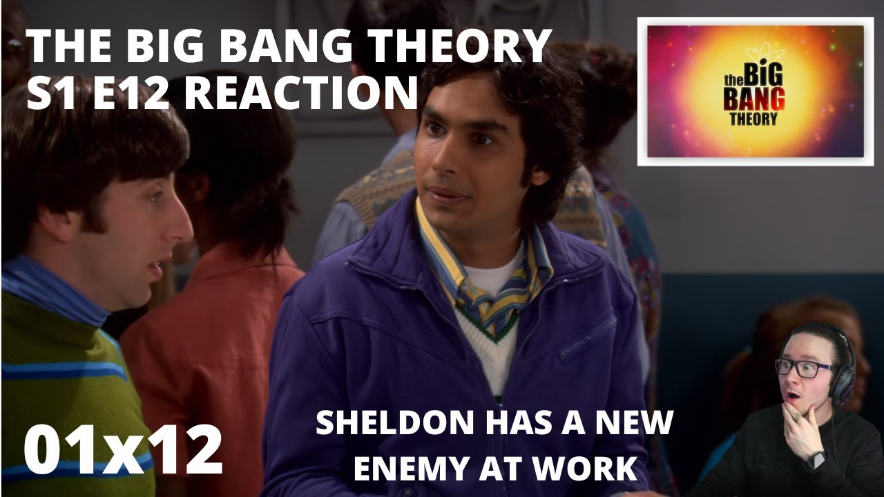 THE BIG BANG THEORY S1 E12 THE JERUSALEM DUALITY 1x12 SHELDON HAS COMPETITION AT WORK!!
