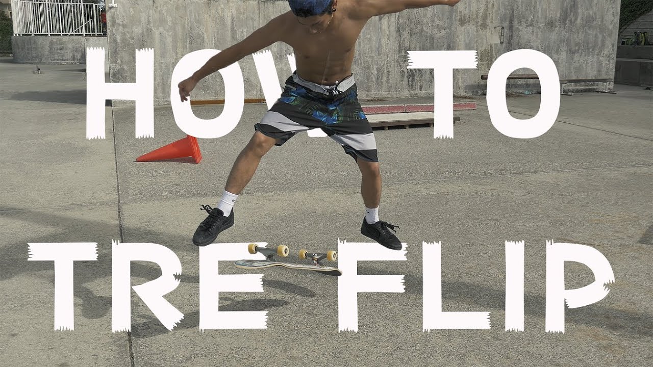 how to treflip　トレフリップのコツ【スケボー】【ハウツー】初心者