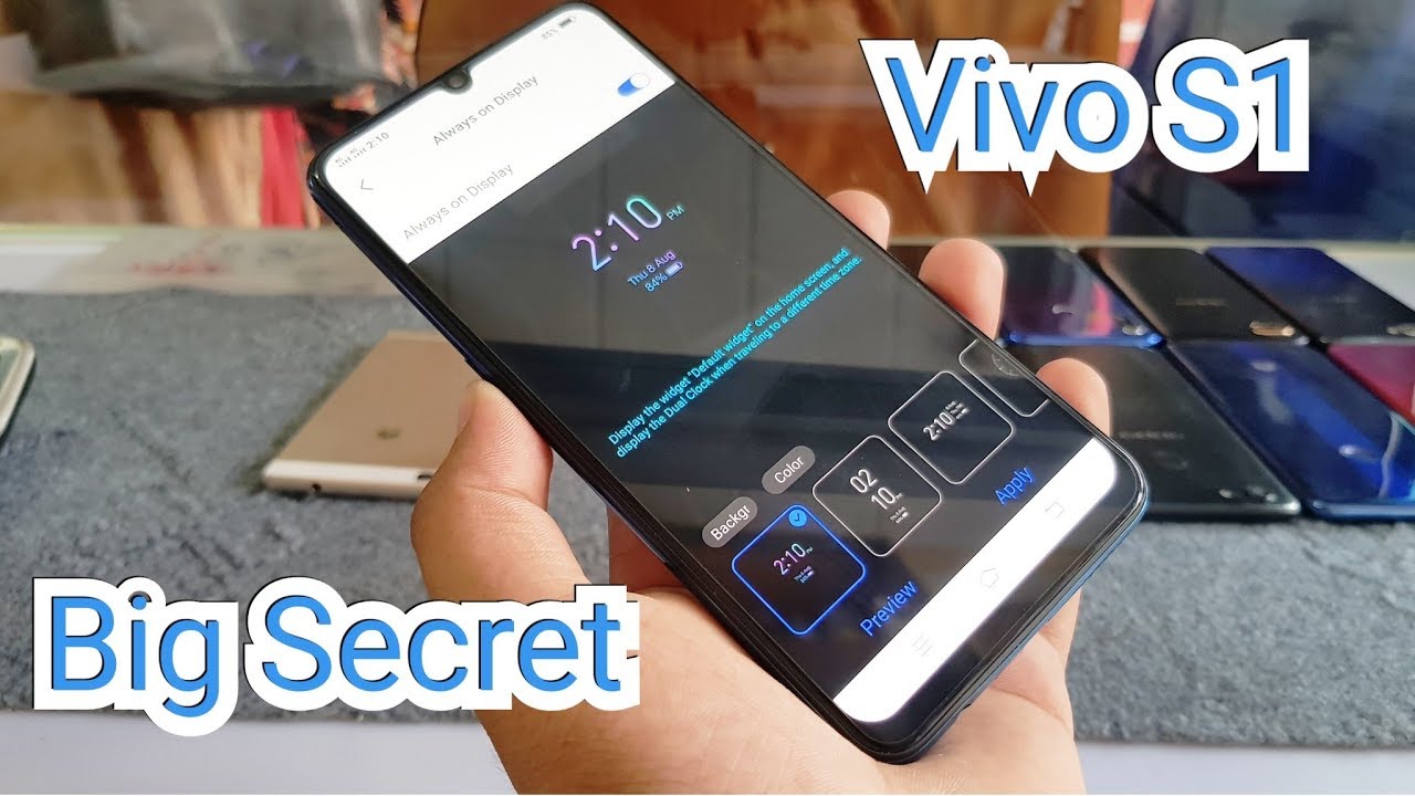 Vivo S1 One Secret Features / Display Always On