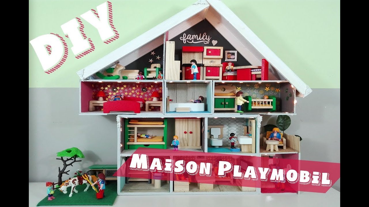 Comment faire une MAISON DE PLAYMOBIL (facile)