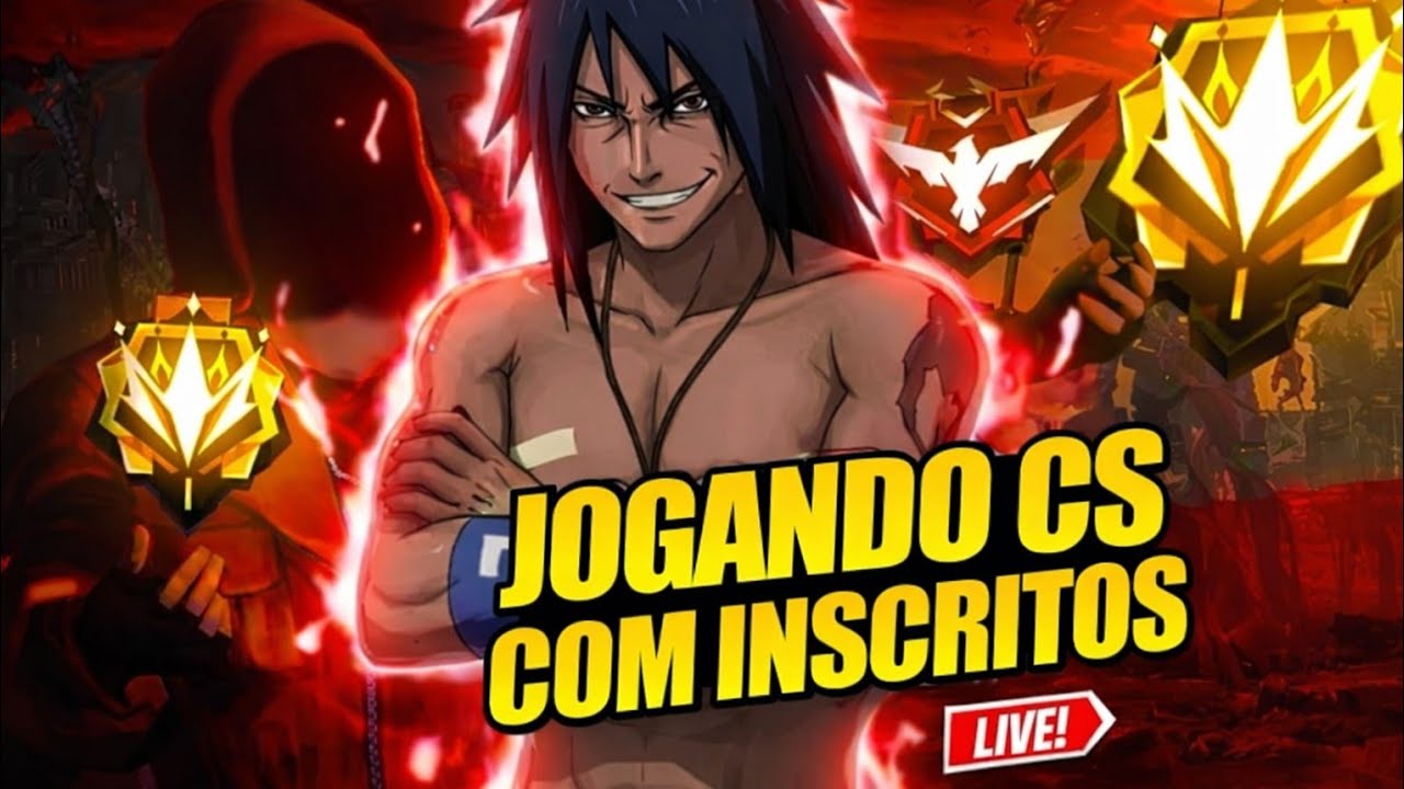 🔴FREE FIRE AO VIVO! 🔴 🔥💥 Tentando NÃO PERDER no CS com Inscritos! (Free Fire) 😱🤯