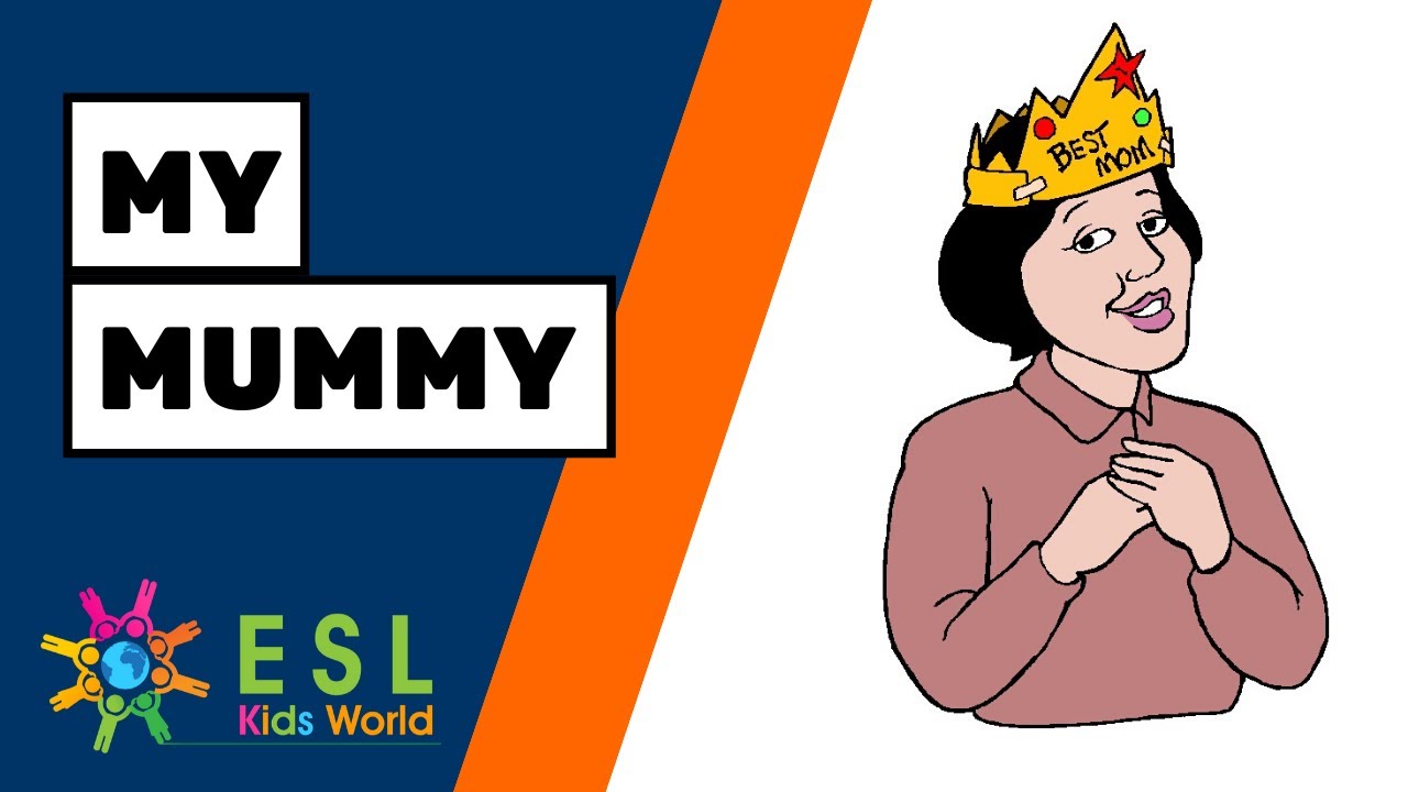 👱‍♀️My Mummy Story | Present Simple Tense Story for ESL Kids