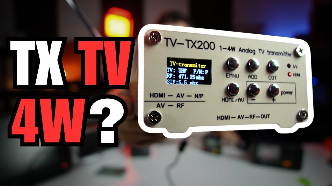 Provo un nuovo TRASMETTITORE TV cinese ANALOGICO da 4W. Sarà la potenza vera?