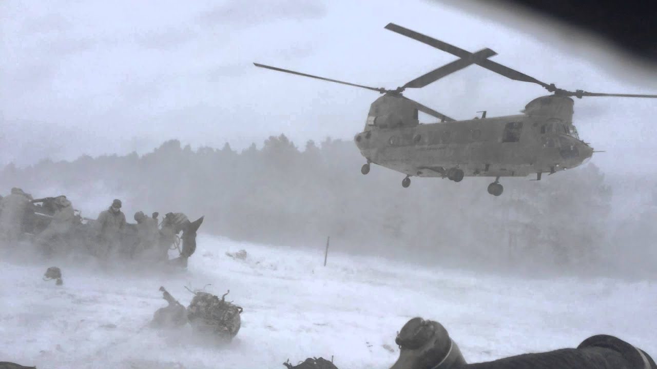 Chinook rotor wash