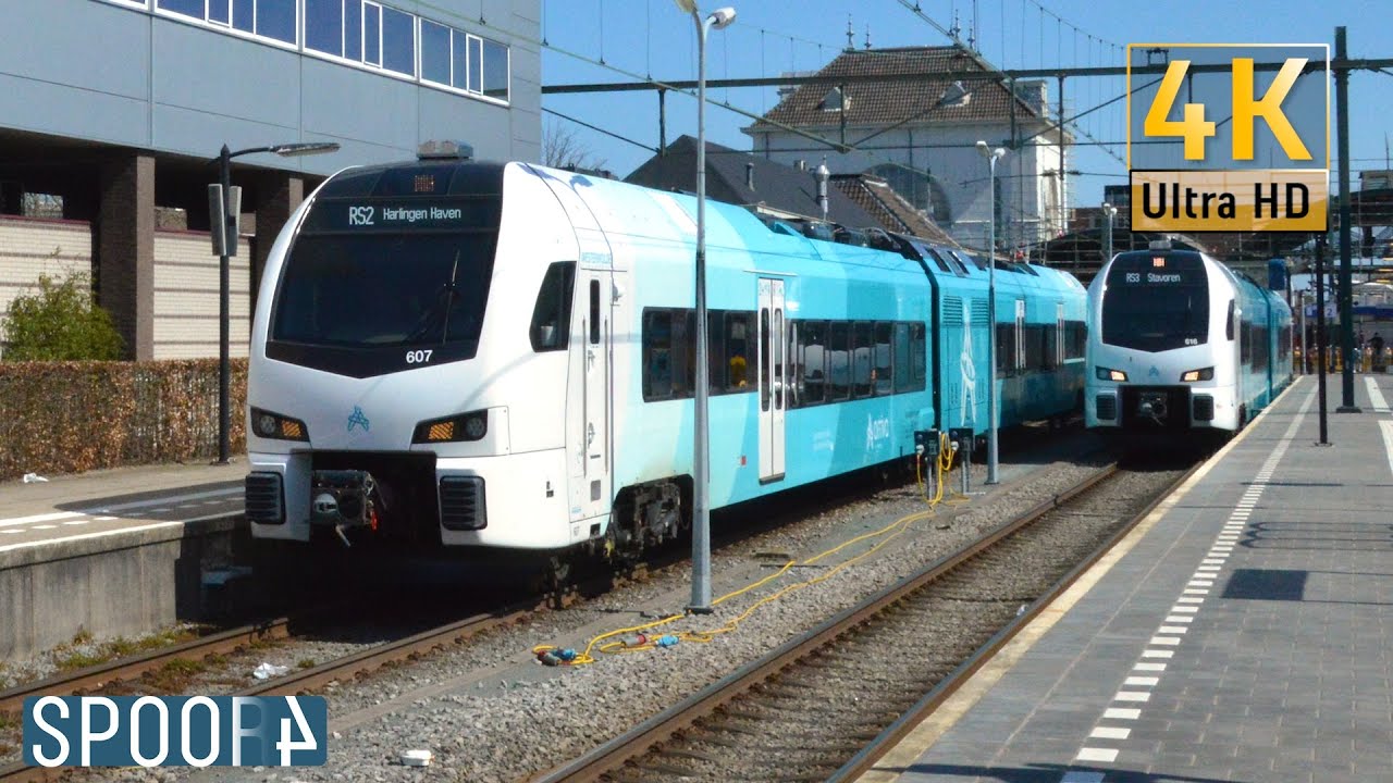 Vertrek Arriva WINK 607 van Station Leeuwarden