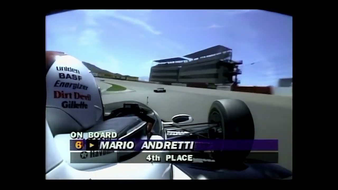 1993 Phoenix Indycar | On board Mario Andretti while Paul Tracy is lapping the field