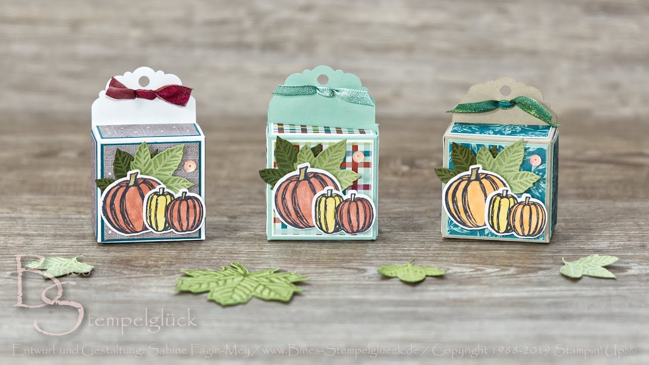Knuffige Box &bdquo;Herbstfreuden&ldquo; &bull; Stanze &bdquo;Bezaubernder Anh&auml;nger &bull; Neues Produktpaket &bull; Stampin' Up!