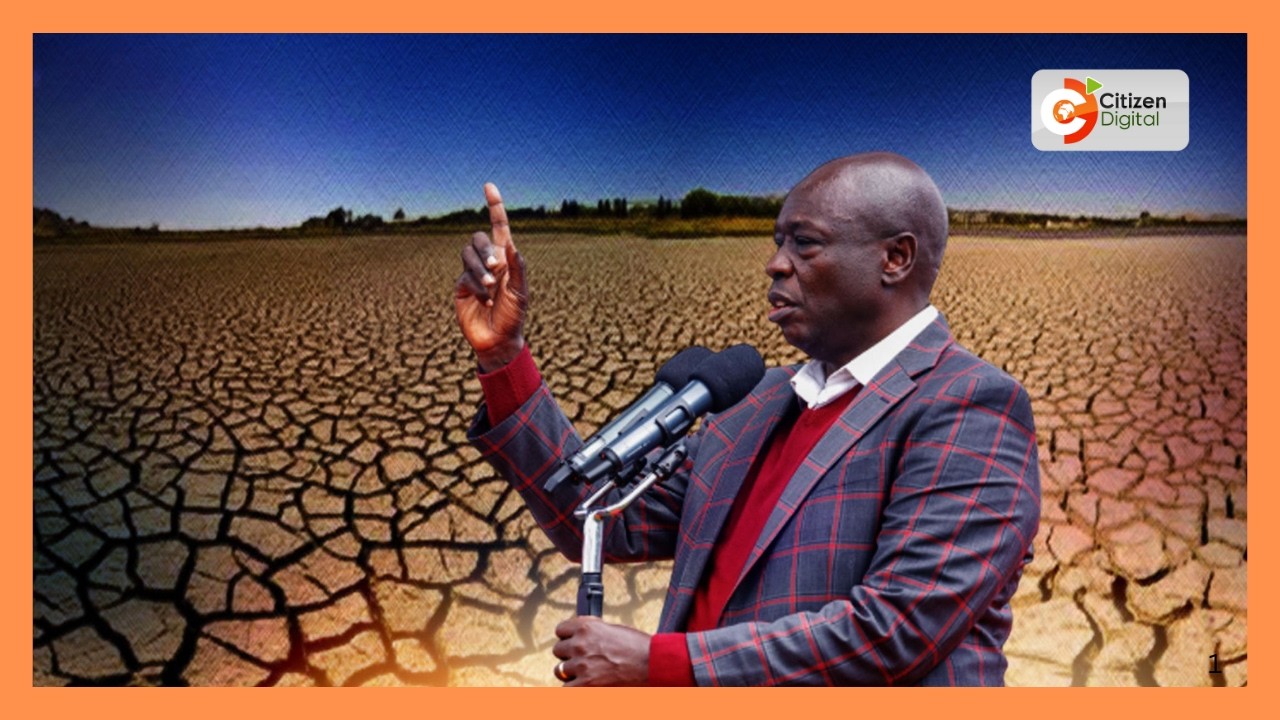 Gachagua blasts govt over drought, calls for national disaster declaration