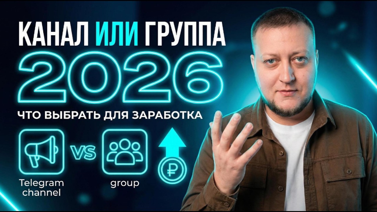 Канал или группа в телеграм: что выбрать для заработка в 2026