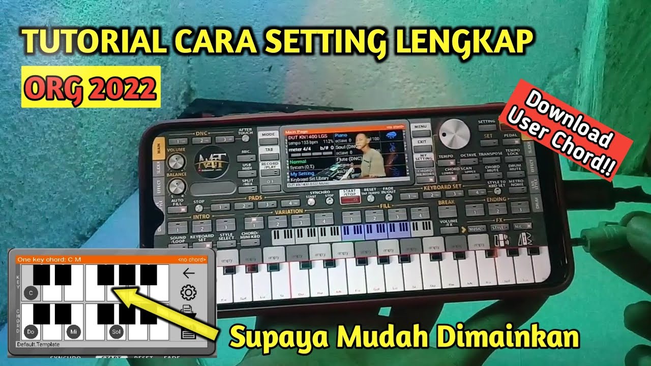 CARA LENGKAP DAN MUDAH SETTING AWAL ORG 2022 - Supaya Mudah Memainkanya