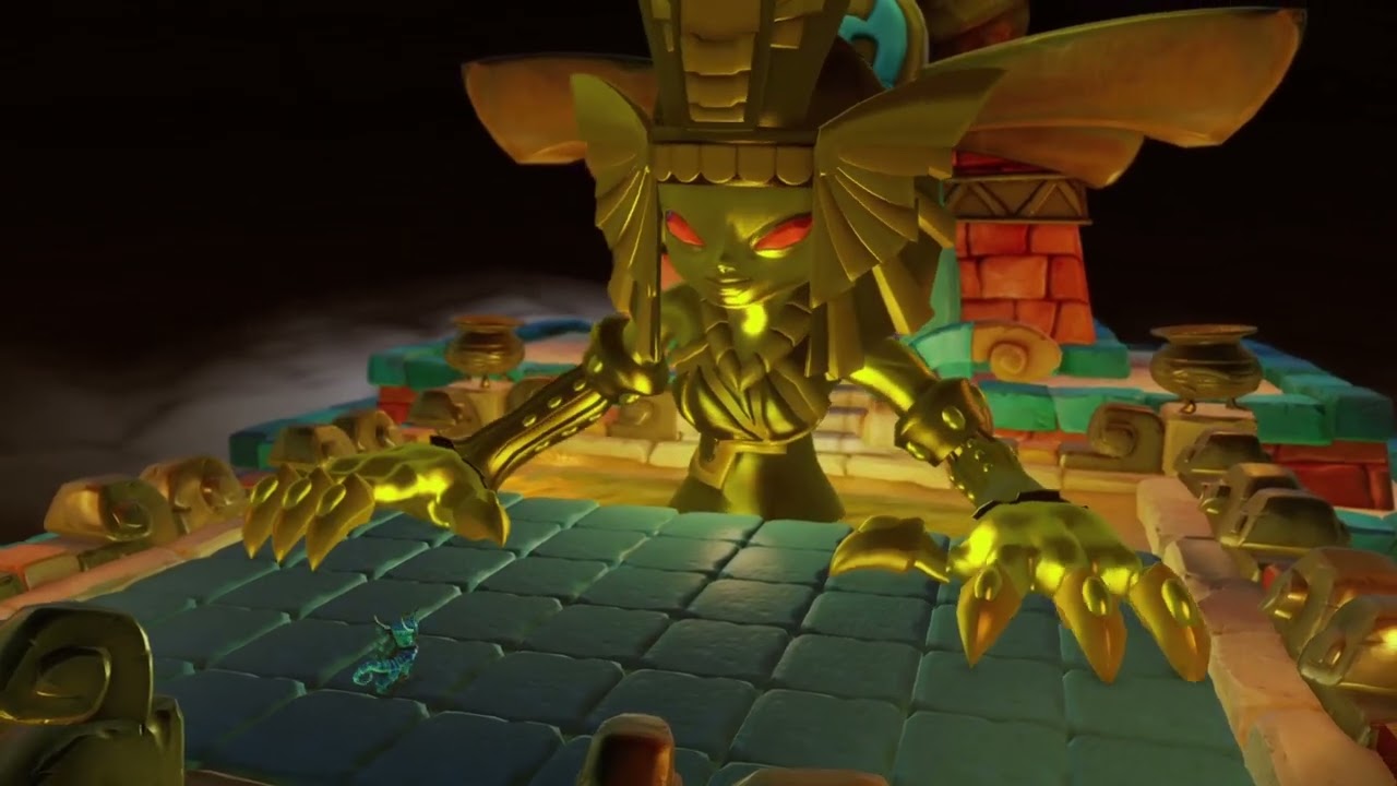 Skylanders Trap Team Echo Vs Golden Queen (Nightmare Mode/No-hit)