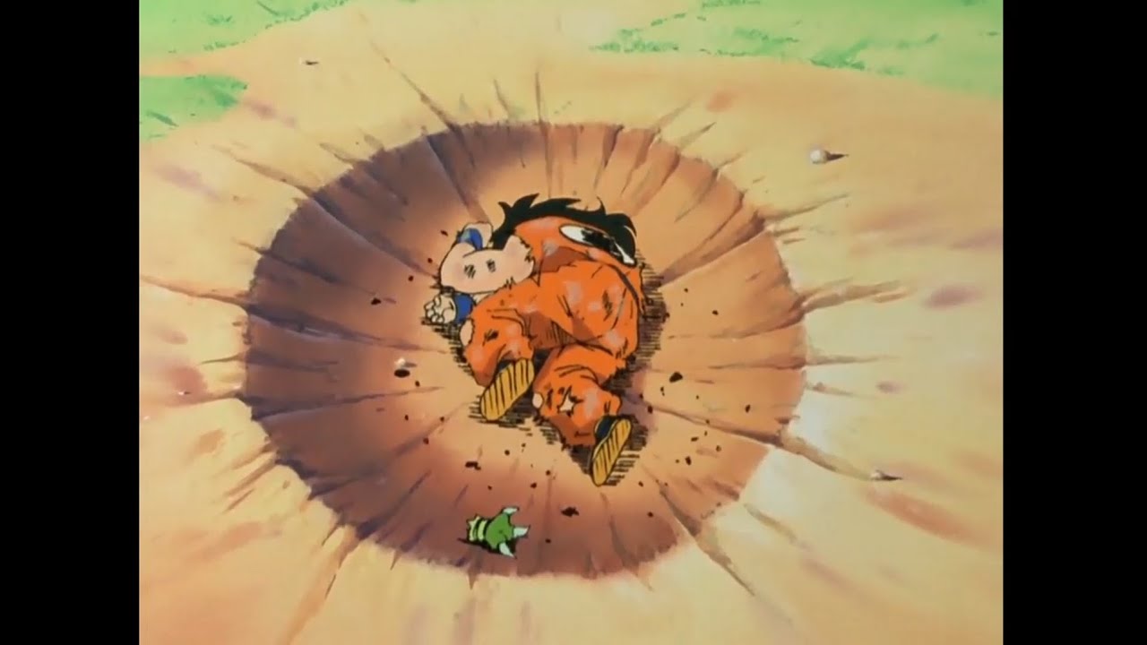 Dragonball Z Kai- Saibamen Kills Yamcha [HD]
