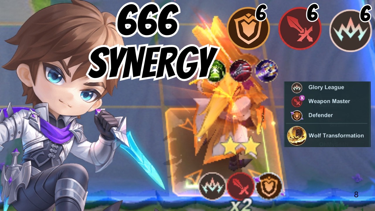 666 SYNERGY ROGER CARRY!  | MAGIC CHESS GO GO