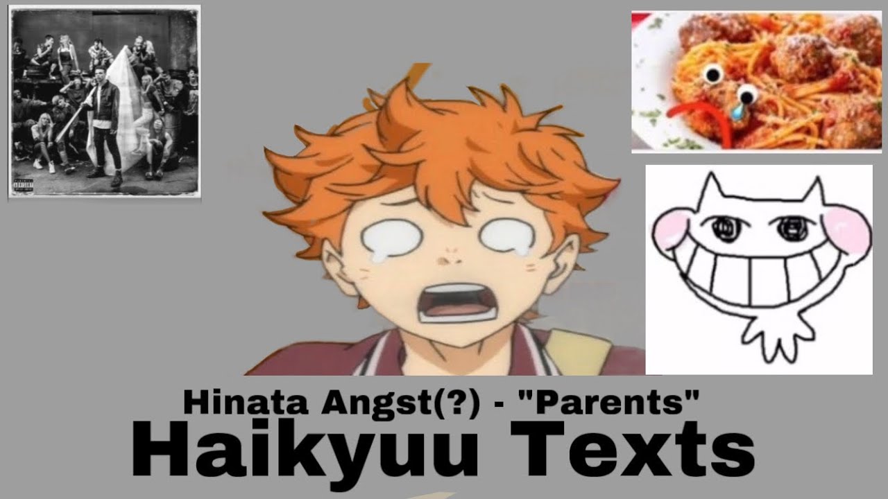 Haikyuu Texts - Parents : Yungblud || “I Hate My Mom” Part 3 - Hinata Angst(kinda??)