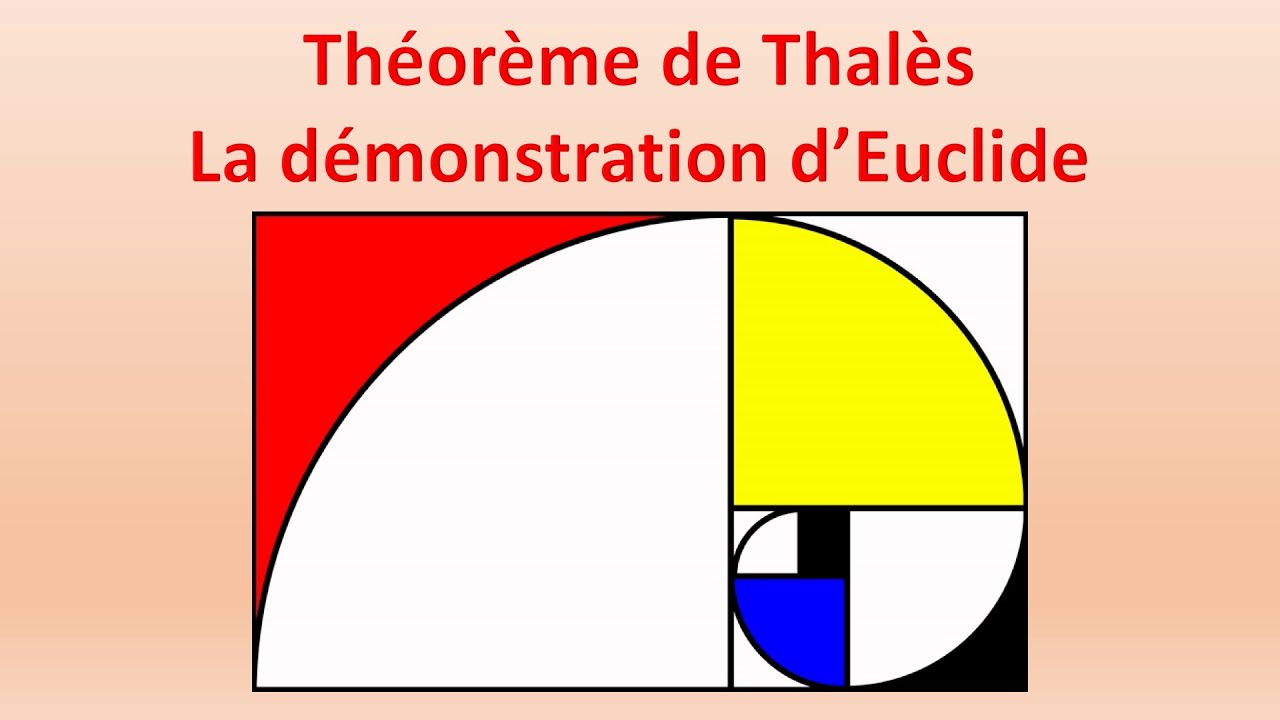 4️⃣ Théorème de Thalès - La démonstration d’Euclide