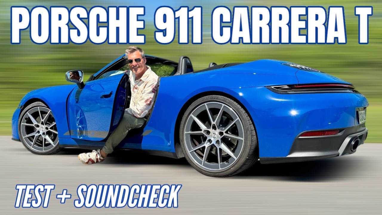 PORSCHE 911 Carrera T Cabriolet (992): Test - Sportwagen mit manuellem Schaltgetriebe | 2025