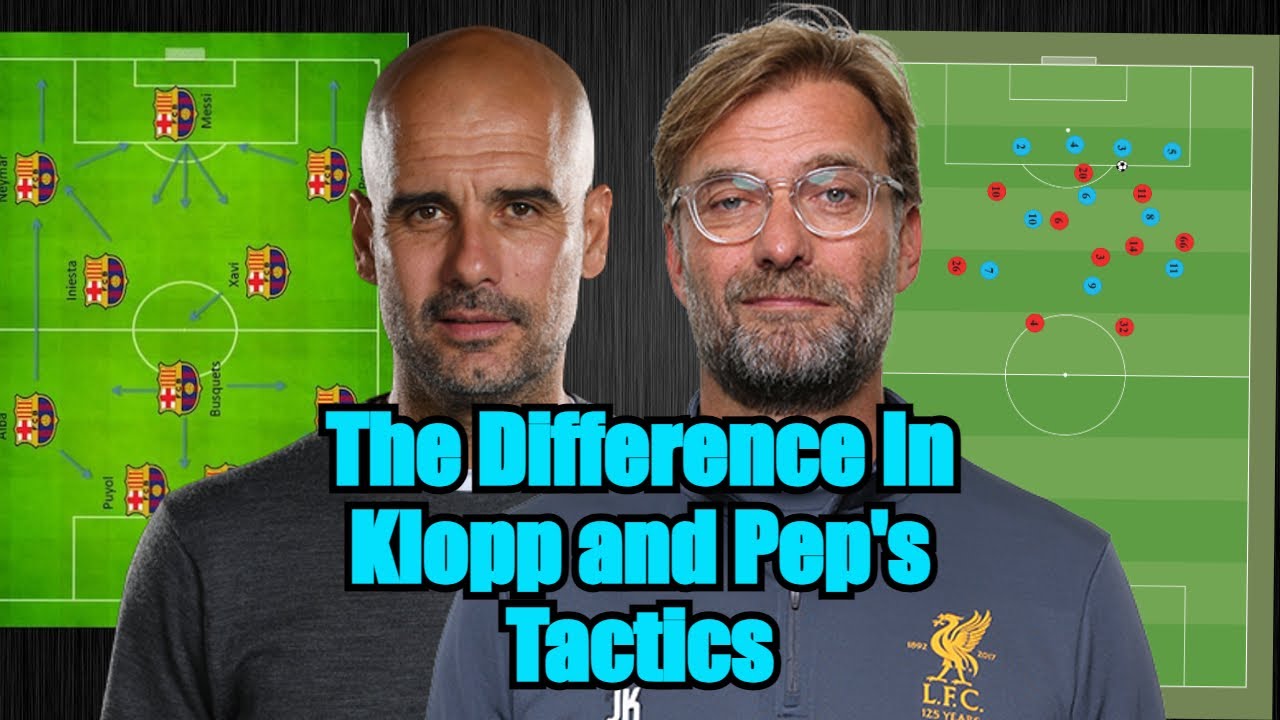 The Difference Between Jurgen Klopp and Pep Guardiola’s Tactics | Tactical Analysis