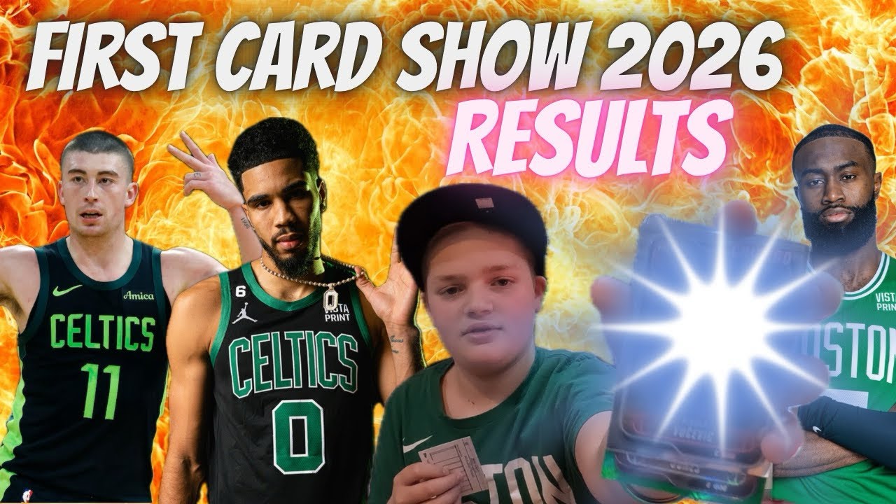 He Brought $0 to His First Card Show… and Left With THIS! 💰🔥#sportscards #celtics 