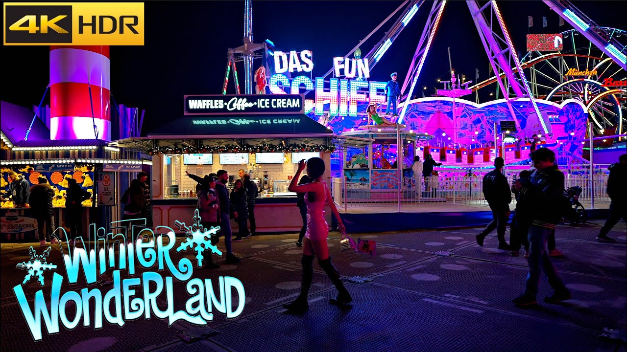 🎡 Winter Wonderland Walk 2022 🎡 - Central London Walking Tour [4K HDR]