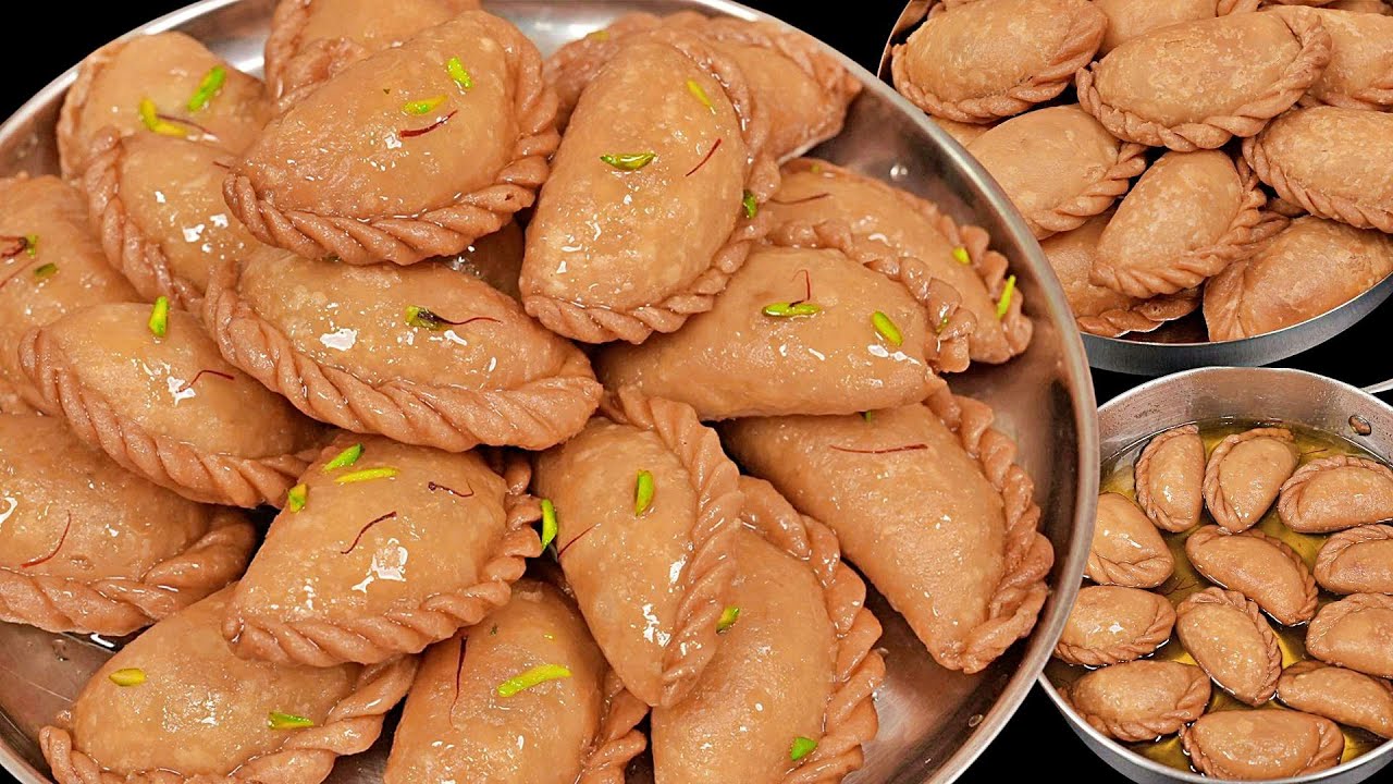 बिना मावा, बिना साँचा, बिना फालतू मेहनत हलवाई जैसे खस्ता गुजिया बनाने का आसान तरीका | Sooji Gujiya