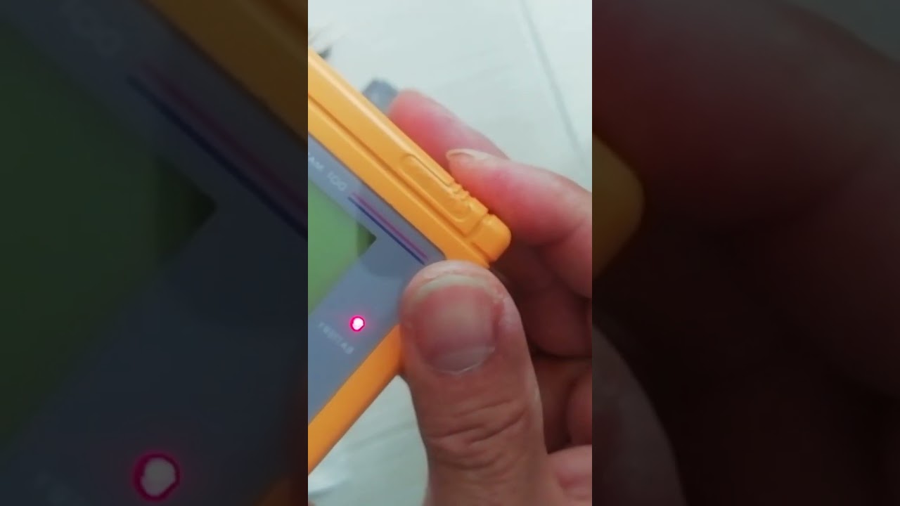 Чистка и восстановление Yellow Gameboy DMG01