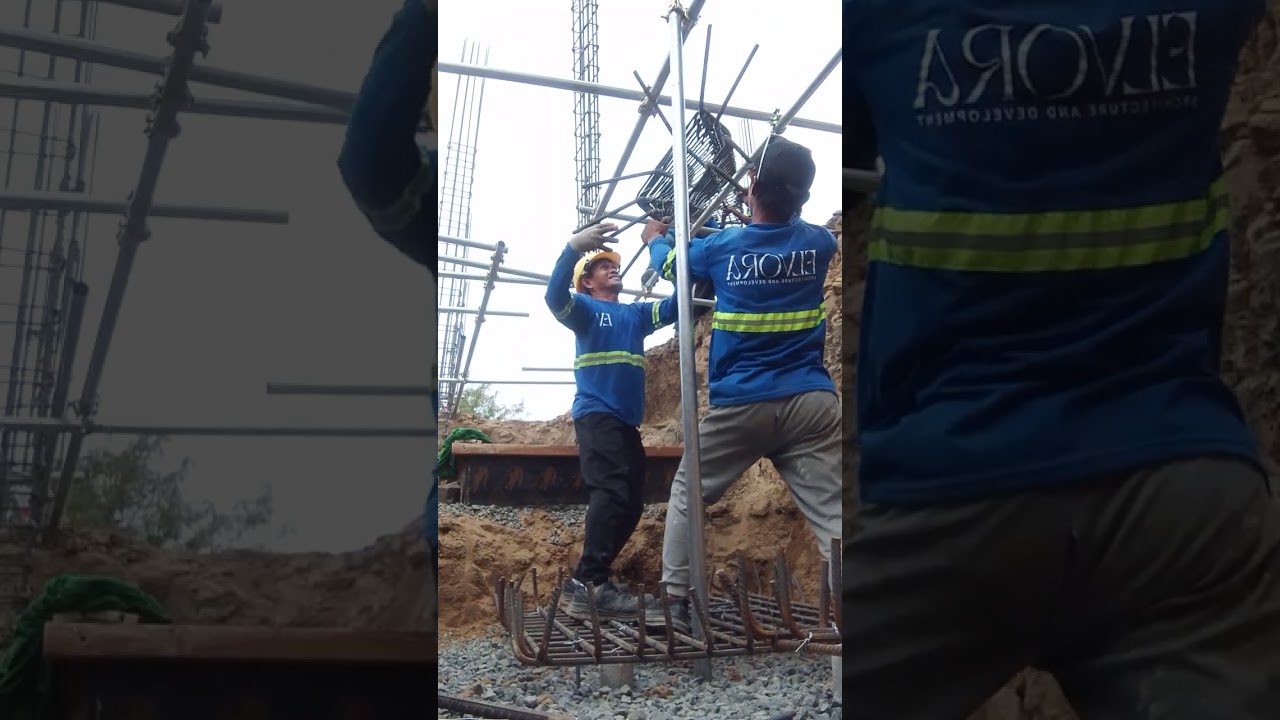 Ganito kahirap ang aming trabaho nmin Dito 👍#buhayconstructionworker 