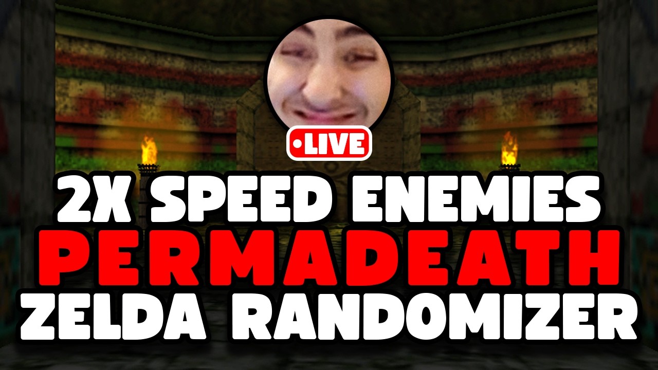 🔴 OCARINA OF TIME PERMADEATH HYPER ENEMY RANDOMIZER ATTEMPT
