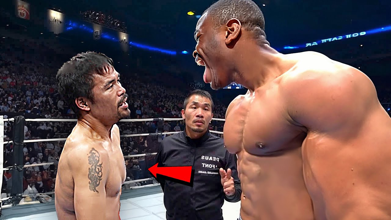 Look! Manny Pacquiao Takes On the GIANT… And Ends Him!