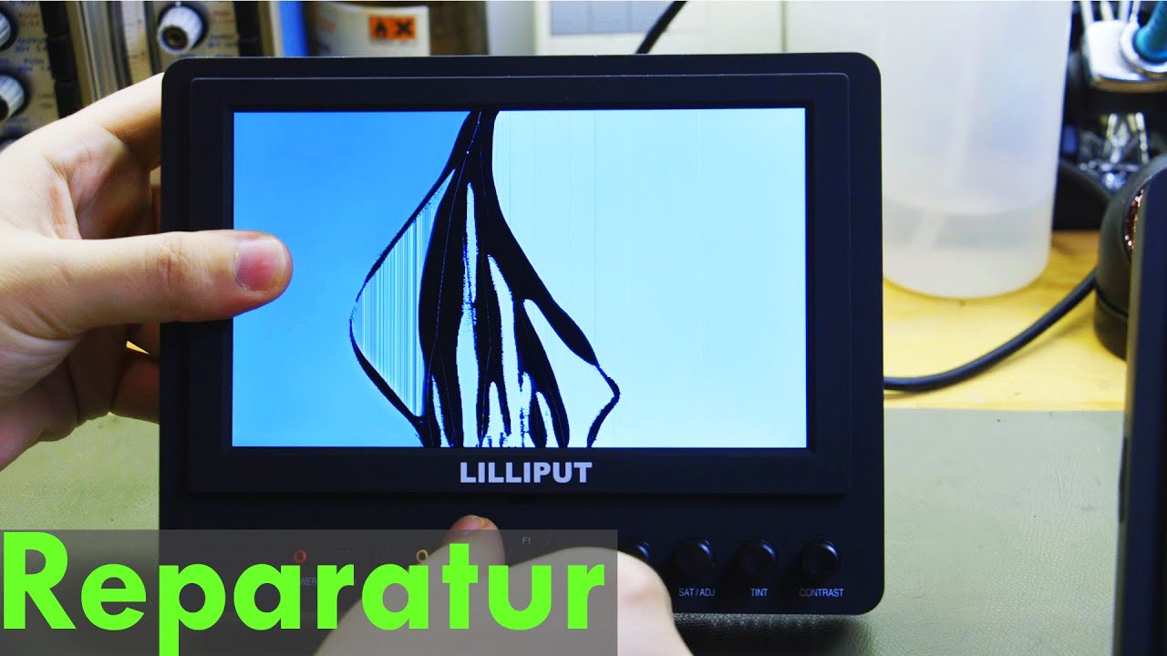Reparatur: Lilliput Monitor | Ein kleiner Sprung für einen Monitor, aber ein...