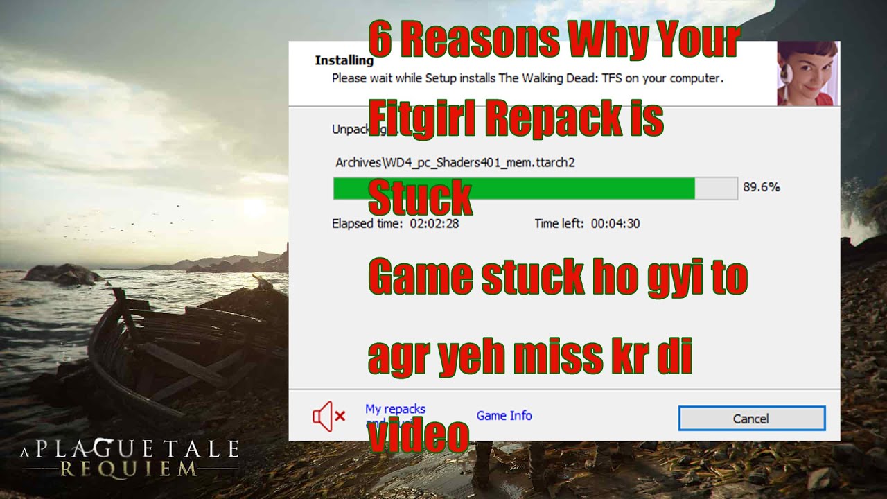 Проблема с застреванием репака Fitgirl