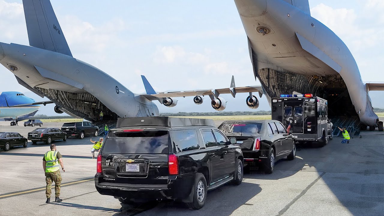 How The US Secret Service Transports the President’s Armored Motorcade Around the World