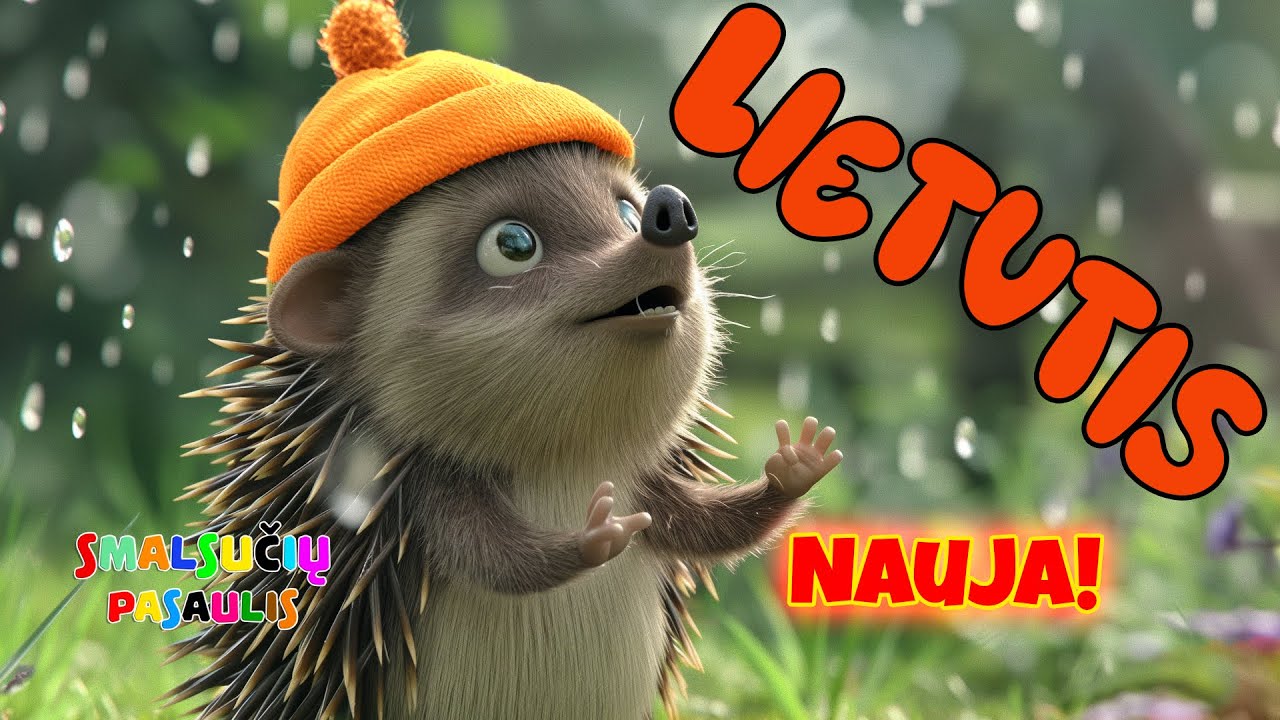 Lietutis - Nauja Dainelė Vaikams | Smalsučių Pasaulis