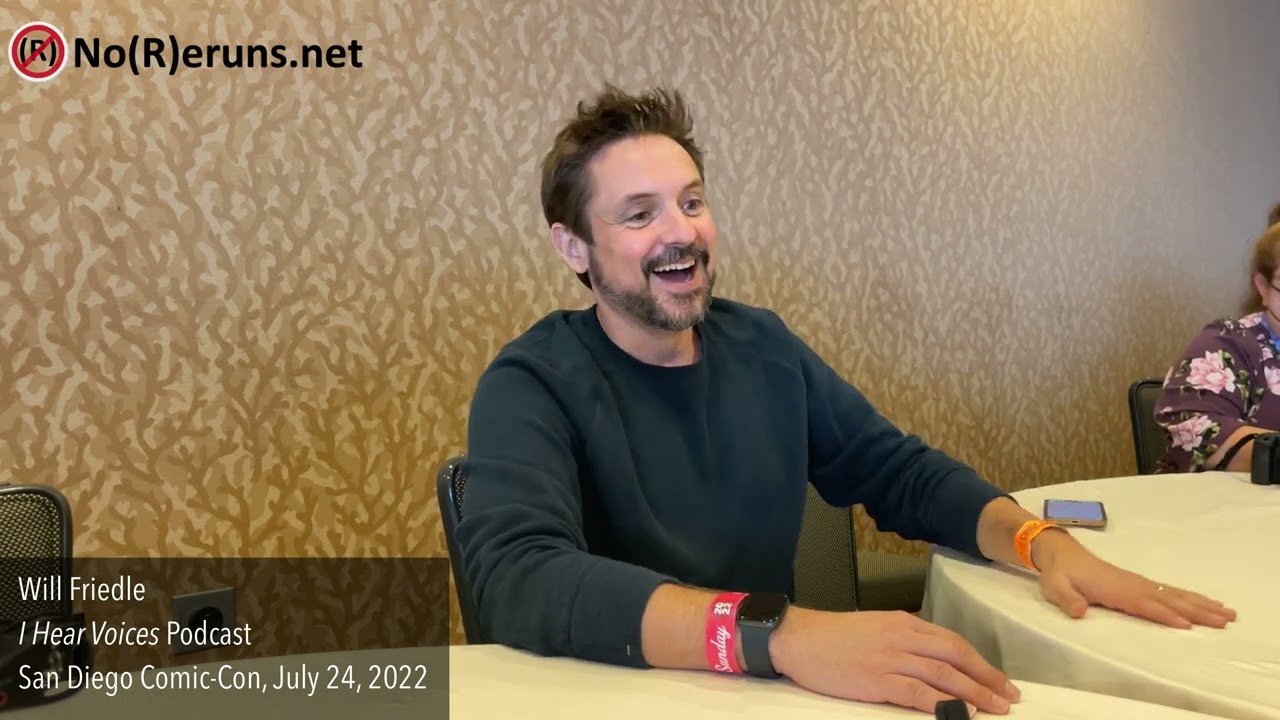 Q&A With Will Friedle from the I Hear Voices Press Room at SDCC 2022