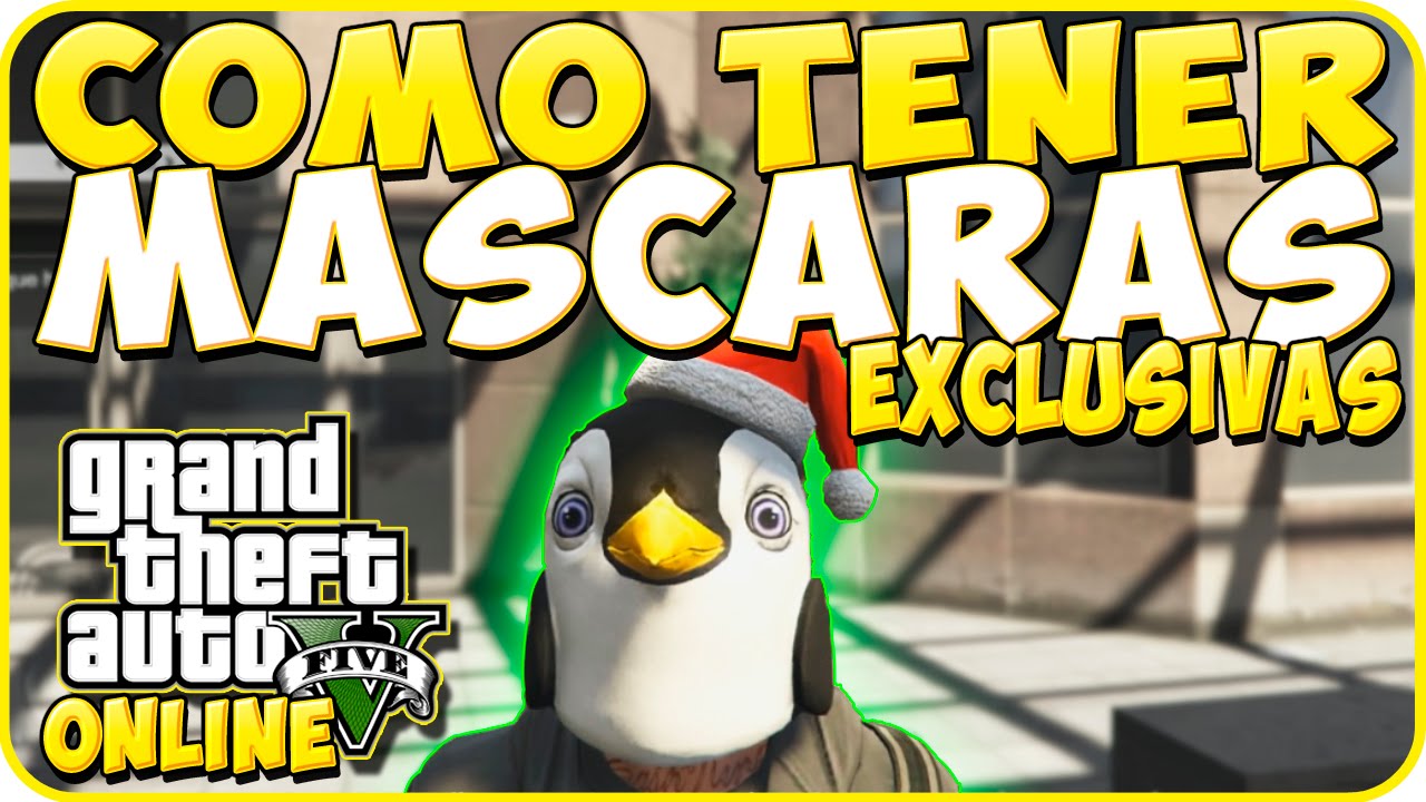 TRUCOS GTA 5 ONLINE - COMO TENER MASCARAS EXCLUSIVAS Y RARAS - GTA 5 PS4, PC Y XBOX ONE