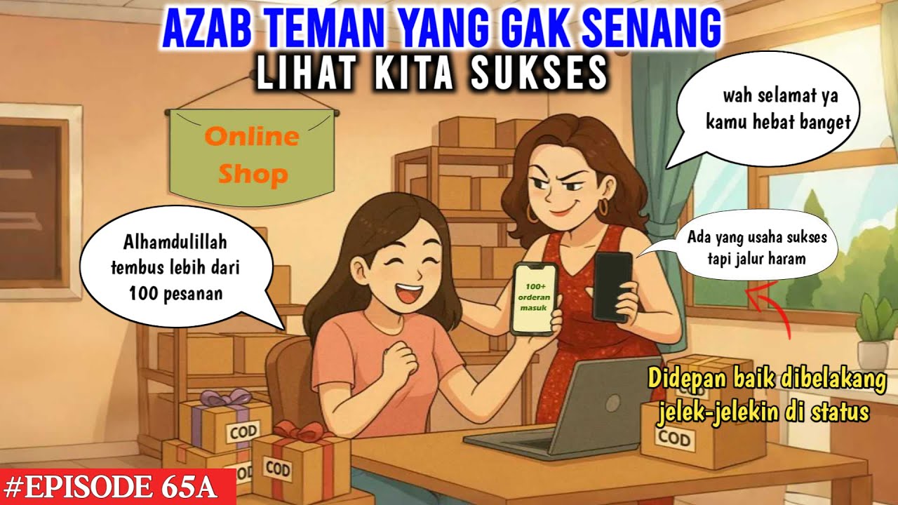 AZAB TEMAN YANG GAK SENANG LIHAT KITA SUKSES | COCO MEONG EPISODE 65A