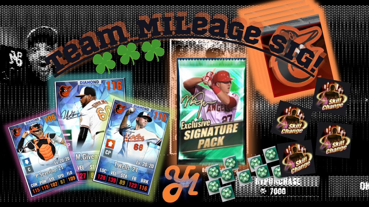 Orioles Sig Pack openings, Mileage team sig?? PSCT and more! | MLB 9 INNINGS 22