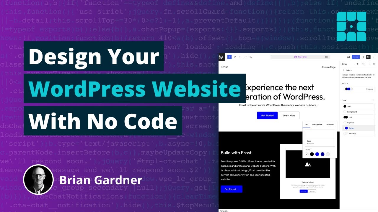 Design Your WordPress Website With No Code in the Site Editor