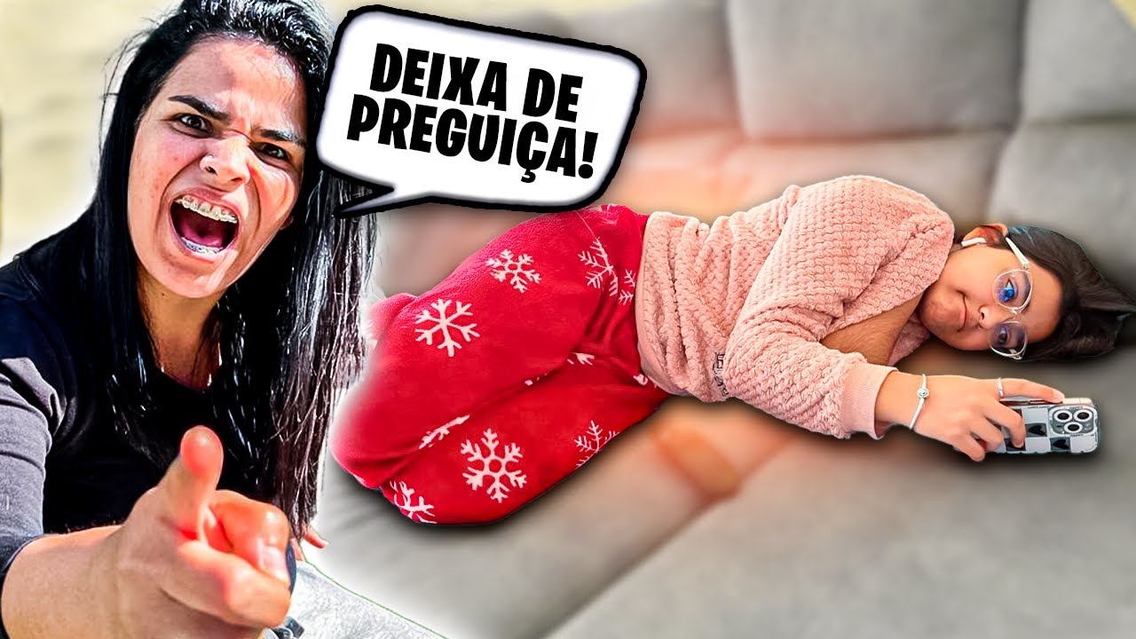 A EDUARDA TÁ MUITO PREGUIÇOSA 🤣