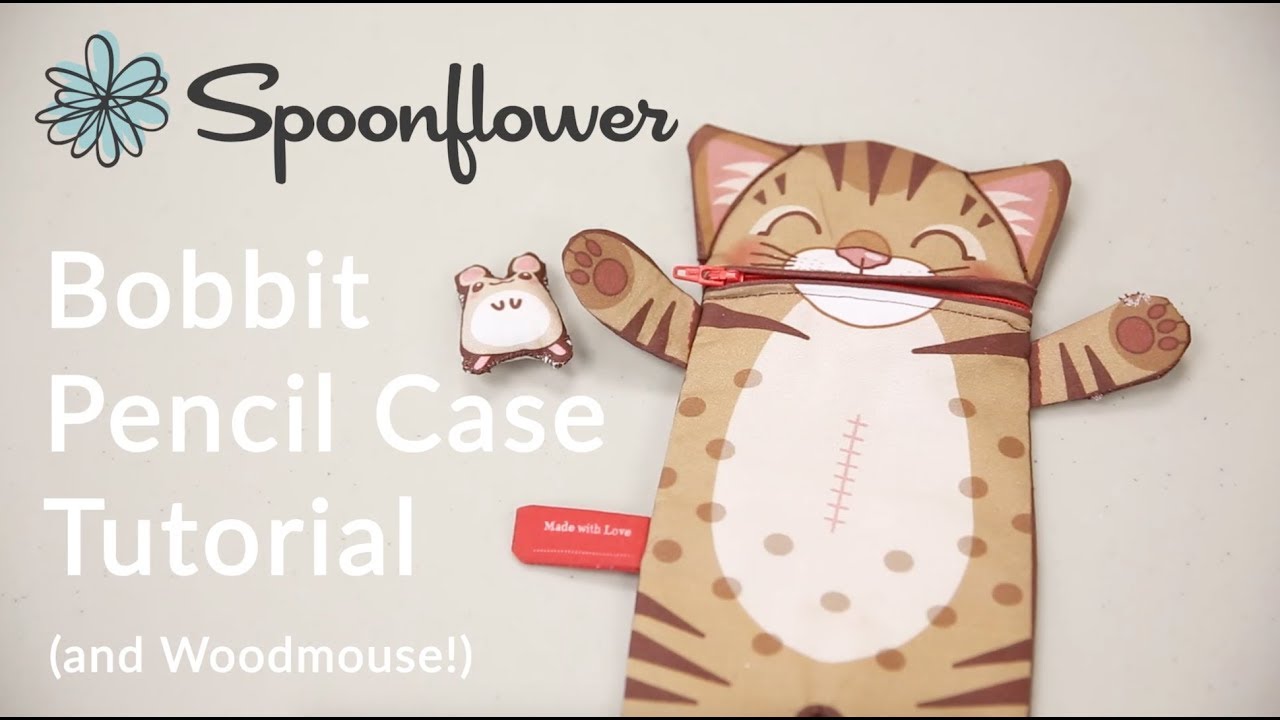 This Cut and Sew Pencil Case is Adorable | Spoonflower Tutorials