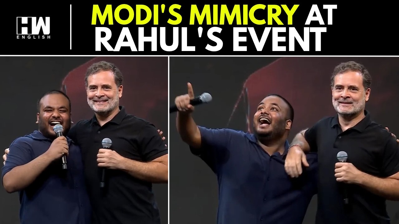 WATCH: Comedian Pulkit Mani Mimics PM Modi At Rahul Gandhi's Chhatron Ki Goonj | Congress | Indore