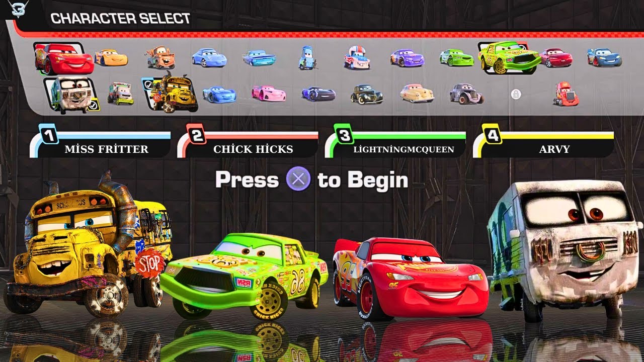 Cars 3: Driven to Win We open skills Split screen 4 player #cars3driventowin #cars3 #disney #pixar