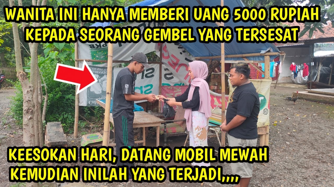 WANITA INI HANYA MEMBERI UANG 5000 KEPADA SEORANG GEMBEL ! KEESOKAN HARINYA, INILAH YG TERJADI