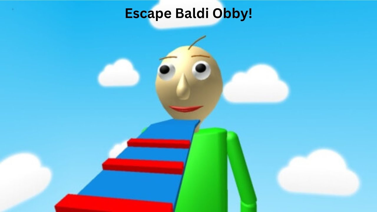 Roblox Escape Baldi Obby!