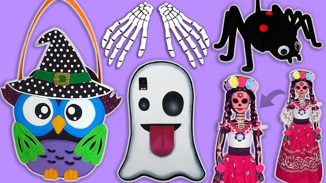👻🎃💀 5 Ideas o Diys para HALLOWEEN 💀🎃👻