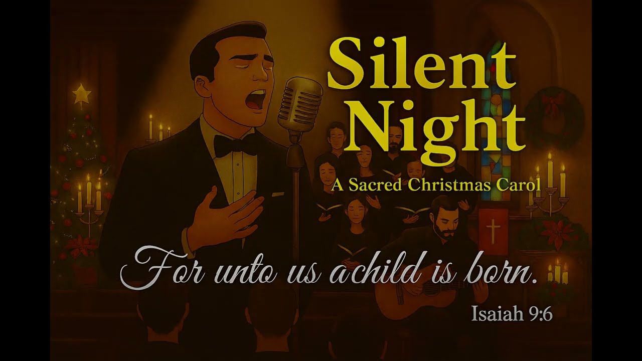 Silent Night - William Boyd The Gospel Crooner | Classic Christmas Carol | (AI Visuals)
