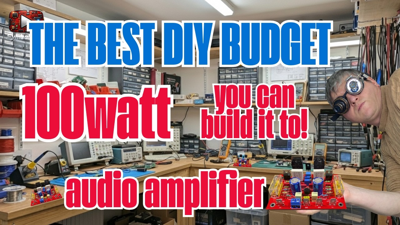 100 WATT POWER DIY AUDIO AMPLIFIER!